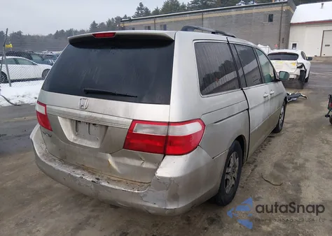 2007 Honda Odyssey Ex z USA, uszkodzony, nr VIN 5FNRL38447B449216